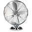 Trebs tafelventilator metaal 12 inch Zilver