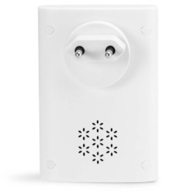 Draadloze deurbel met knipperlicht Wit