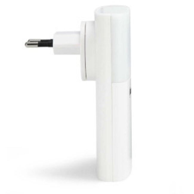 Draadloze deurbel met knipperlicht Wit