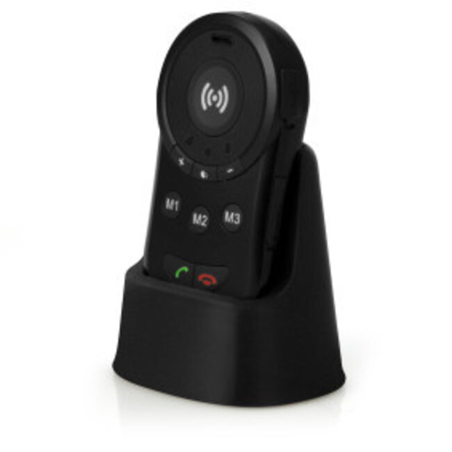 SOS paniekknop met GPS tracker voor senioren Zwart