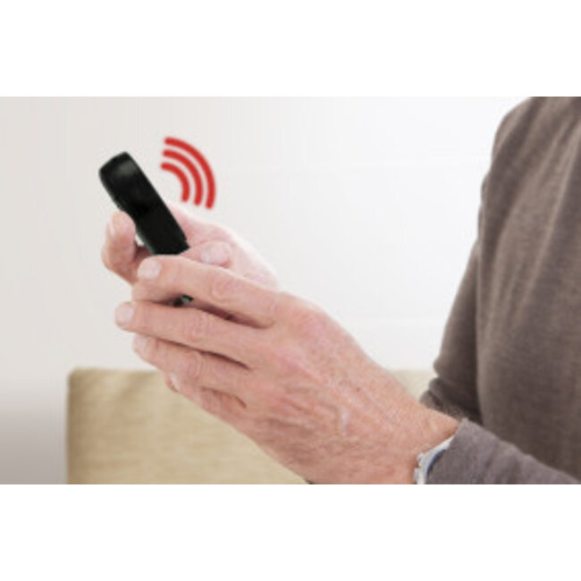 SOS paniekknop met GPS tracker voor senioren Zwart