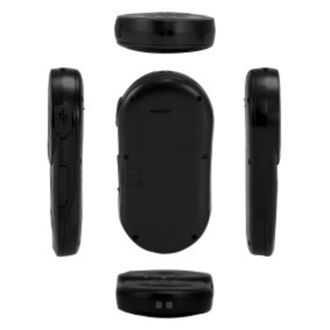 SOS paniekknop met GPS tracker voor senioren Zwart