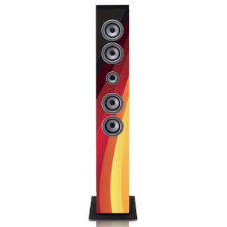 Speakertower met Bluetooth®, PLL FM-radio, USB- en SD-speler