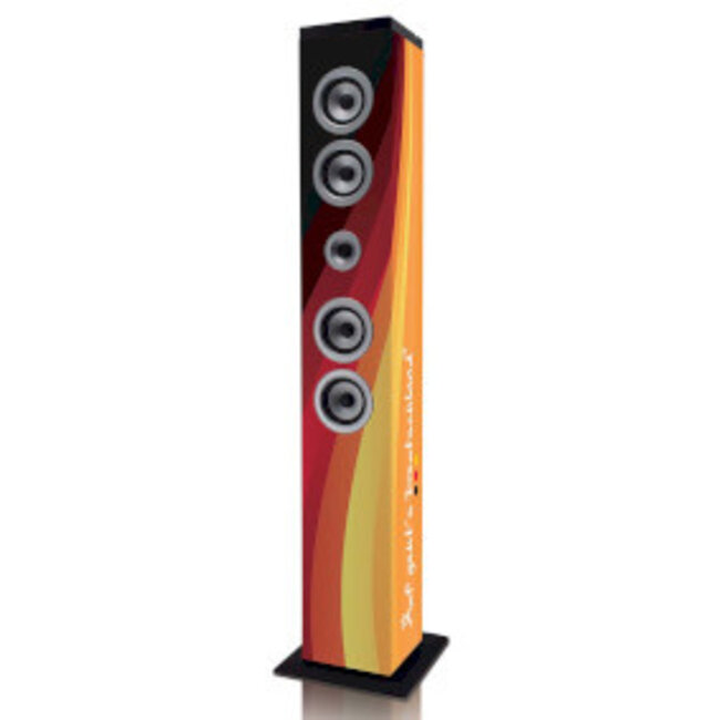 Speakertower met Bluetooth®, PLL FM-radio, USB- en SD-speler