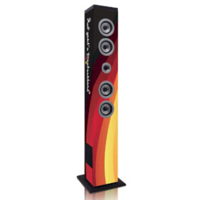 Speakertower met Bluetooth®, PLL FM-radio, USB- en SD-speler