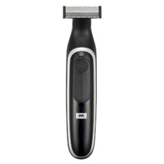 Oplaadbare baard- en bodytrimmer met ultradun scheermes, inclusief 4 afstandskammen Zwart