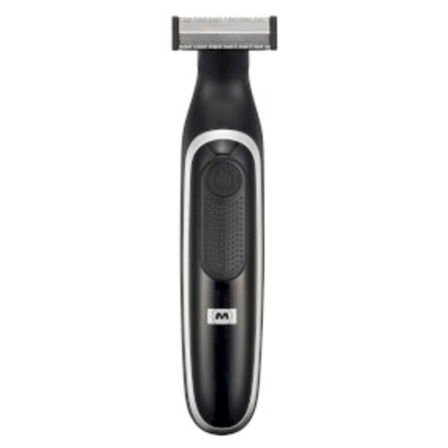 Oplaadbare baard- en bodytrimmer met ultradun scheermes, inclusief 4 afstandskammen Zwart
