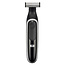 Oplaadbare baard- en bodytrimmer met ultradun scheermes, inclusief 4 afstandskammen Zwart