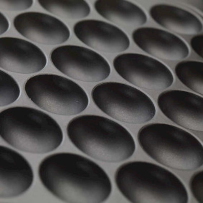 Bellenwafelijzer Comfortbakery met indicatielampje en antiaanbaklaag