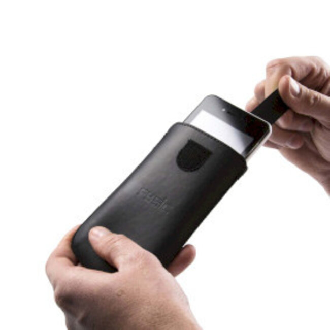 Leather cover for FMA-5000, black