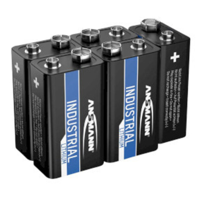 9V batterij, 1,5V, 5 stuks