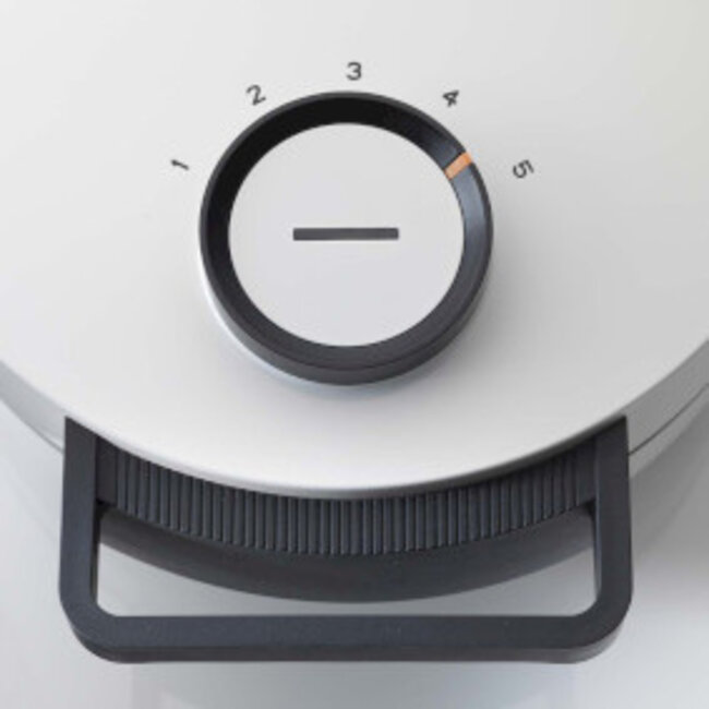 Wafelijzer hartvormig Wit