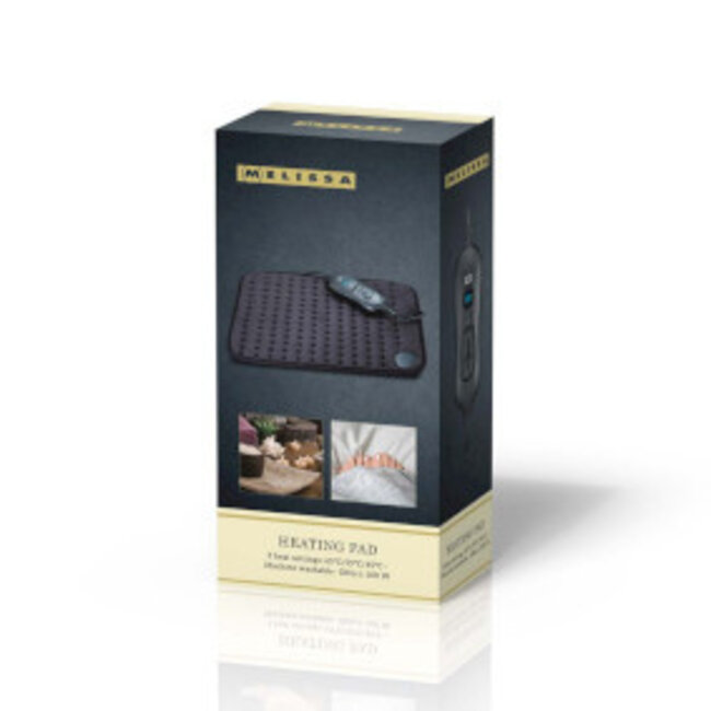 Verwarmingskussen met drie warmtestanden, oververhittingsbeveiliging en automatische uitschakeling 40 x 30 cm Zwart