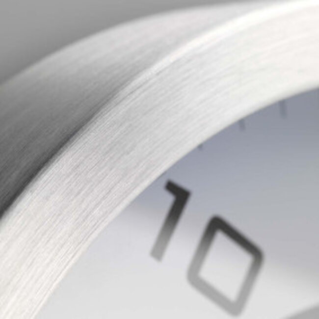 Analoge dementieklok aluminium