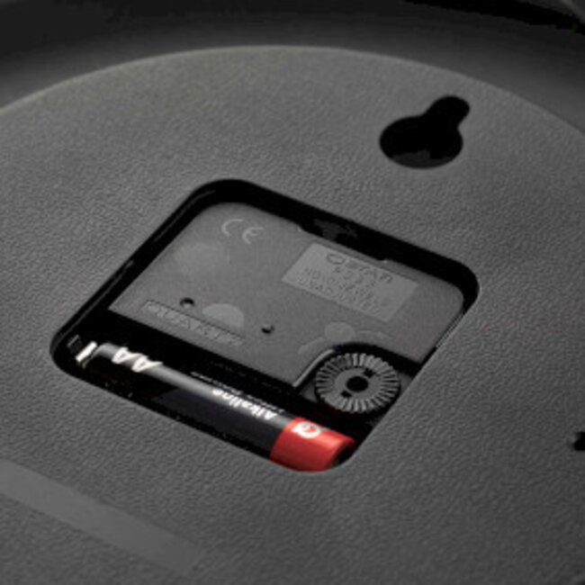 Analoge dementieklok aluminium