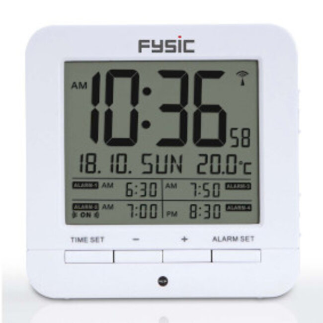 Digitale wekker met temperatuurweergave