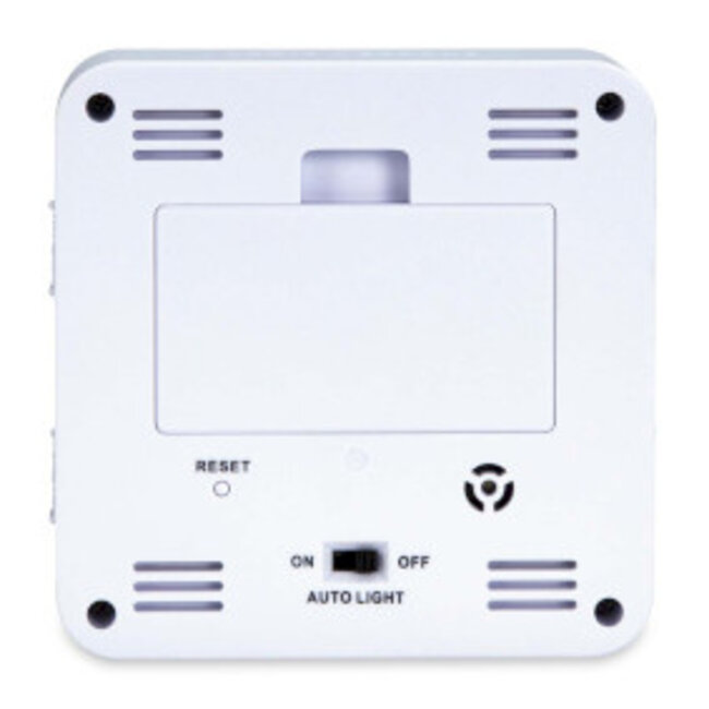 Digitale wekker met temperatuurweergave