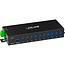 InLine® USB 3.2 Gen.1 industriële hub, 10 poorten, aluminium, met voeding