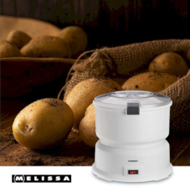 Aardappelschiller met slacentrifuge 85W Wit