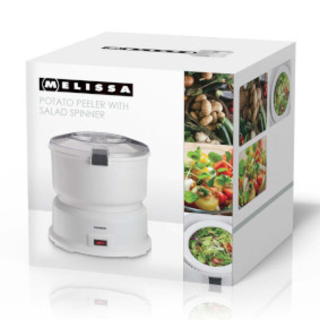 Aardappelschiller met slacentrifuge 85W Wit