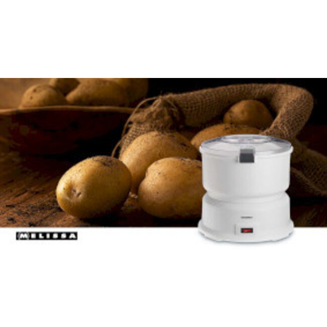Aardappelschiller met slacentrifuge 85W Wit