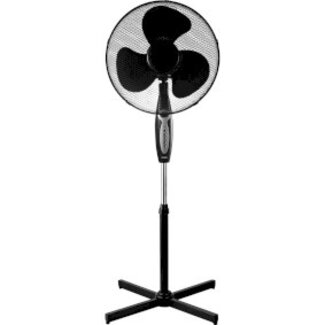 Staande ventilator 40cm 40W Zwart