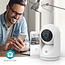 SmartLife Camera voor Binnen | 3MP Full HD 1296p | Pan tilt | Cloud Opslag (optioneel) / microSD (niet inbegrepen) / Onvif | Met bewegingssensor | Nachtzicht | Wit