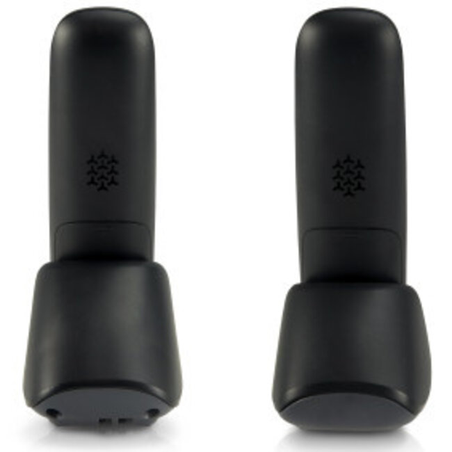 Draadloze telefoon met 2 handsets Zwart