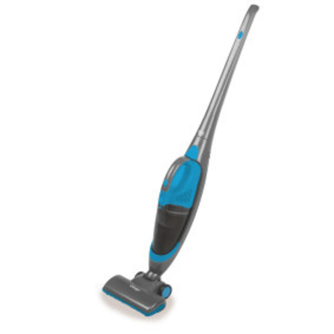 Snoerloze oplaadbare 2-in-1 stofzuiger met natte en droge functies Blauw