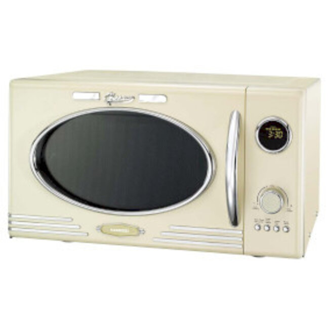 Magnetron elektronische grill 23L 800 W Crème