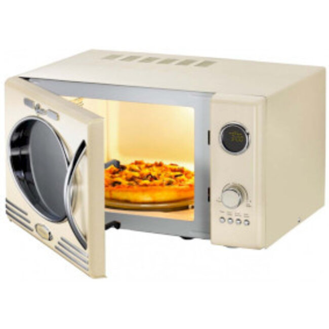 Magnetron elektronische grill 23L 800 W Crème