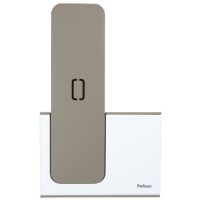 Draadloze telefoon met 1 handset Wit / Taupe
