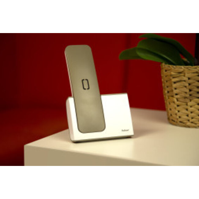 Draadloze telefoon met 1 handset Wit / Taupe