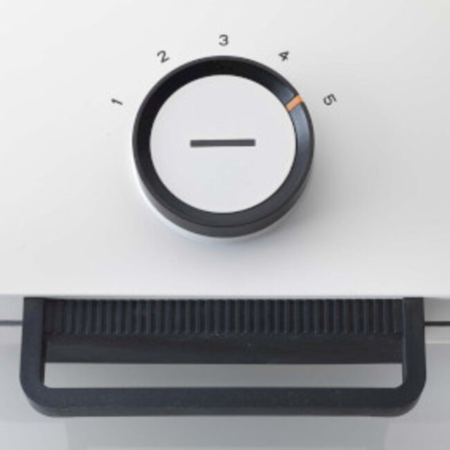 Wafelijzer dubbel hartvormig Wit