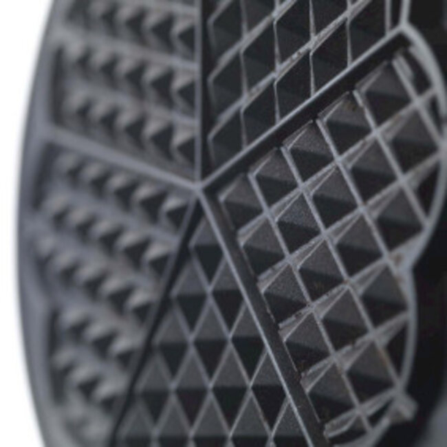 Wafelijzer dubbel hartvormig Wit