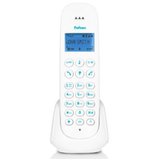 Draadloze telefoon met 1 handset Blauw