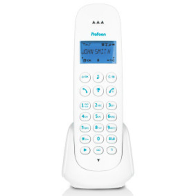 Draadloze telefoon met 1 handset Blauw