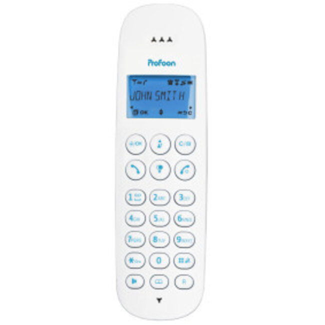 Draadloze telefoon met 1 handset Blauw