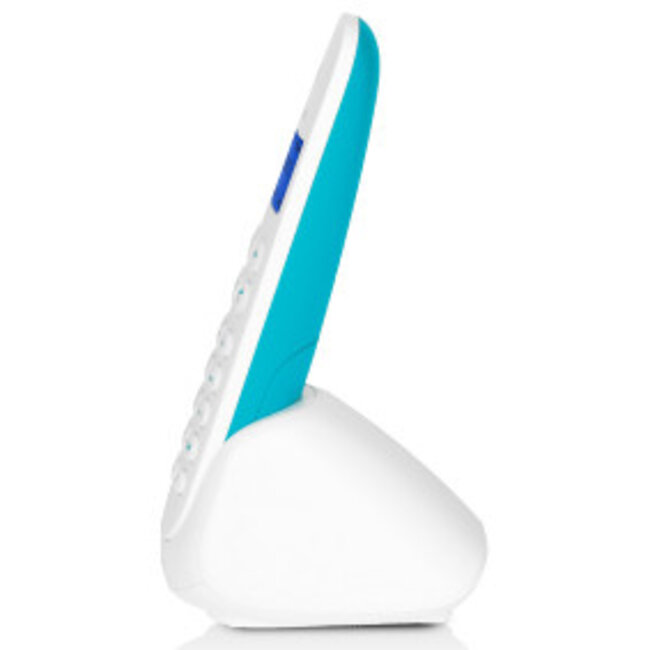 Draadloze telefoon met 1 handset Blauw