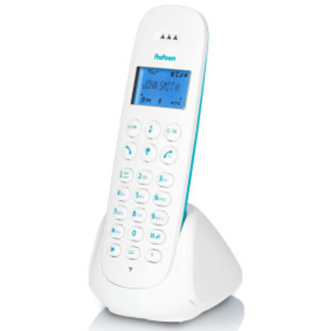 Draadloze telefoon met 1 handset Blauw