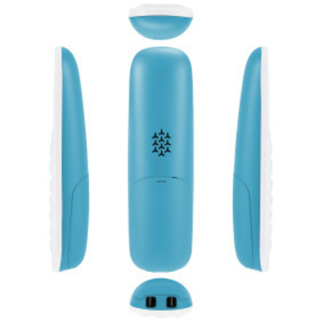 Draadloze telefoon met 1 handset Blauw