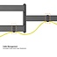 My Wall TV-muurbeugel | tot 105 inch | full motion | 3 draaipunten