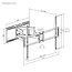 My Wall TV-muurbeugel | tot 105 inch | full motion | 3 draaipunten