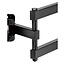 My Wall TV-muurbeugel | tot 55 inch | full motion | 3 draaipunten | zwart