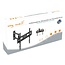 My Wall TV-muurbeugel | tot 55 inch | full motion | 3 draaipunten | zwart