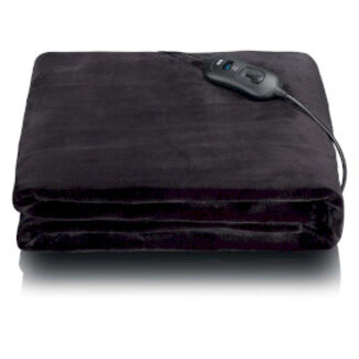 Plaid verwarming 180x130cm 120W Zwart