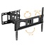 My Wall TV-muurbeugel | tot 86 inch | full motion | 3 draaipunten