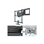 My Wall TV-muurbeugel met soundbarhouder | tot 65 inch | interactief | 3 draaipunten