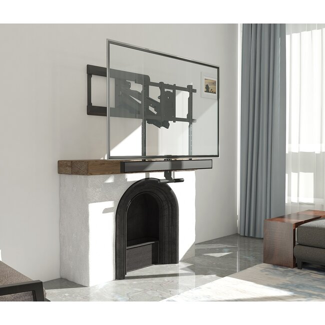 My Wall TV-muurbeugel met soundbarhouder | tot 65 inch | interactief | 3 draaipunten