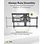 Goobay Pro TV-muurbeugel | tot 90 inch | full motion | lang